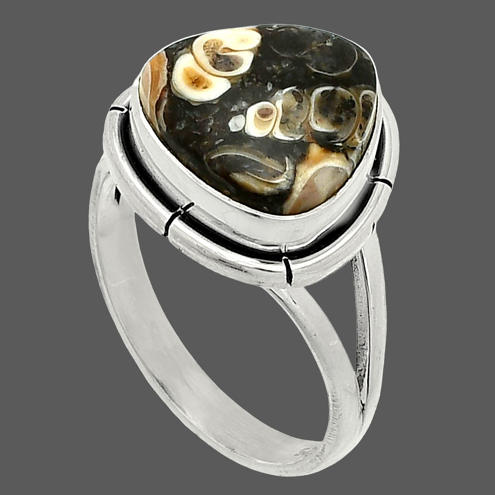 Natural Turtella Jasper - USA Ring size-8 R-1012 SDR235815