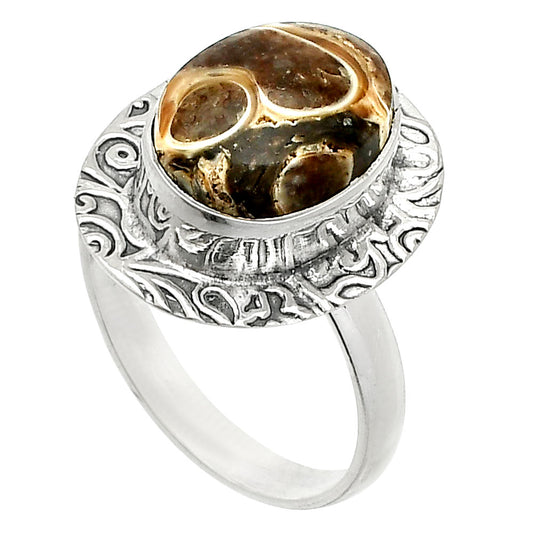 Natural Turtella Jasper - USA Ring size-7 R-1649 SDR236466