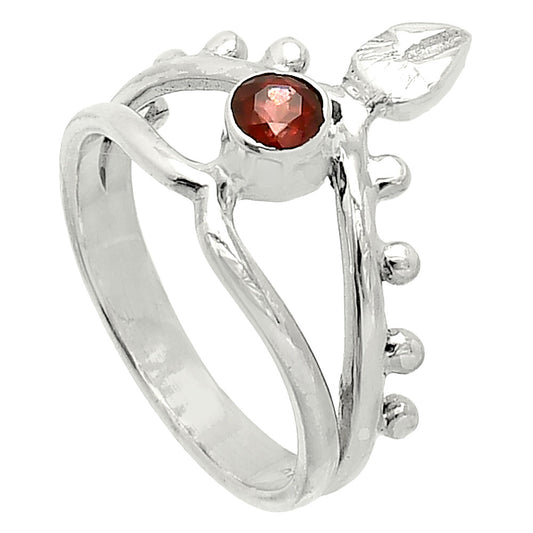 Hessonite Garnet - Madagascar Ring size-7 R-1467 SDR236712