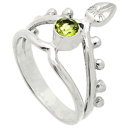 Natural Peridot Ring size-5 R-1467 SDR236732