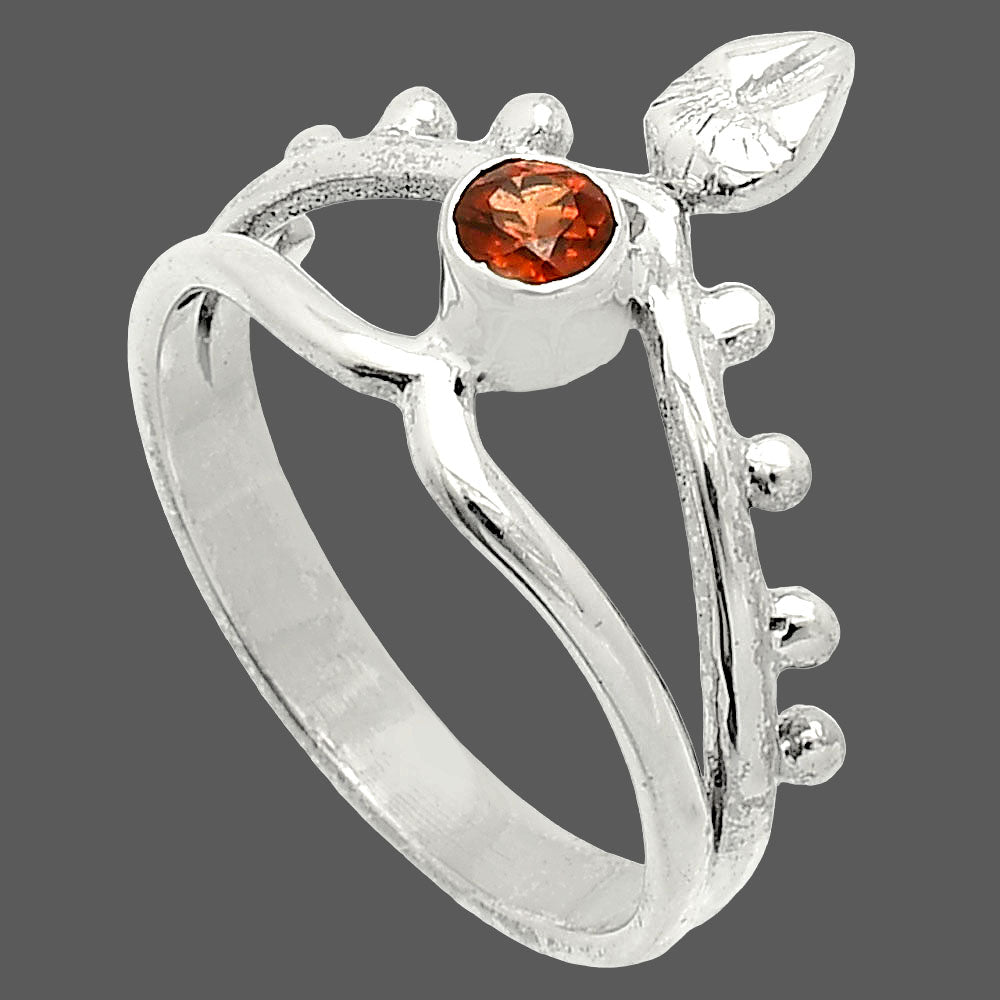 Hessonite Garnet - Madagascar Ring size-8 R-1467 SDR236757