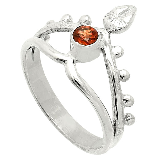 Hessonite Garnet - Madagascar Ring size-8 R-1467 SDR236757