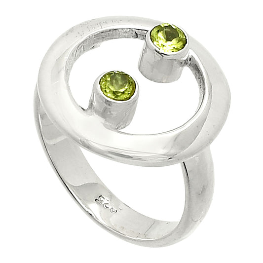 Natural Peridot Ring size-6 R-1540 SDR236824