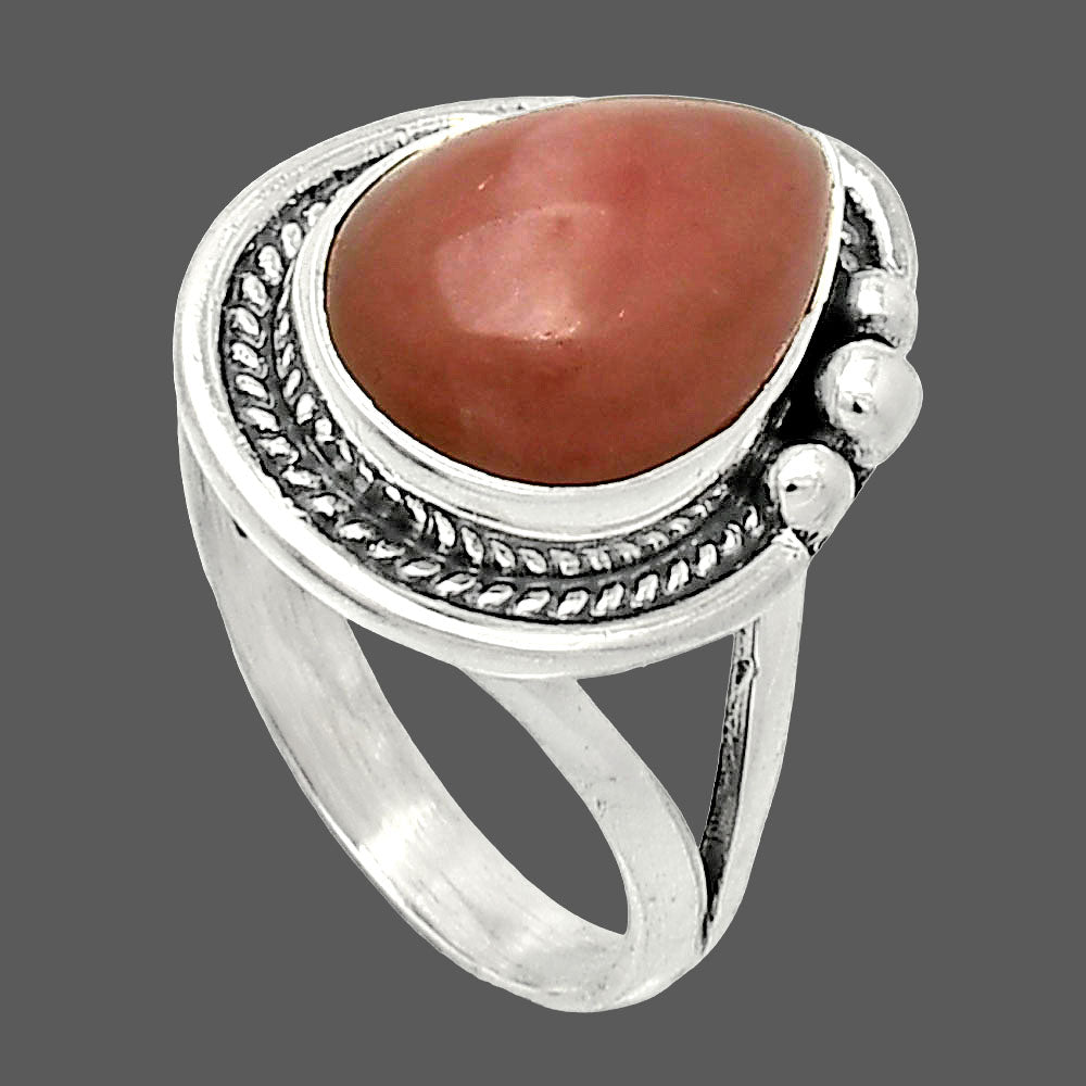 Natural Guava Quartz - Brazil Ring size-7 R-1148 SDR238031