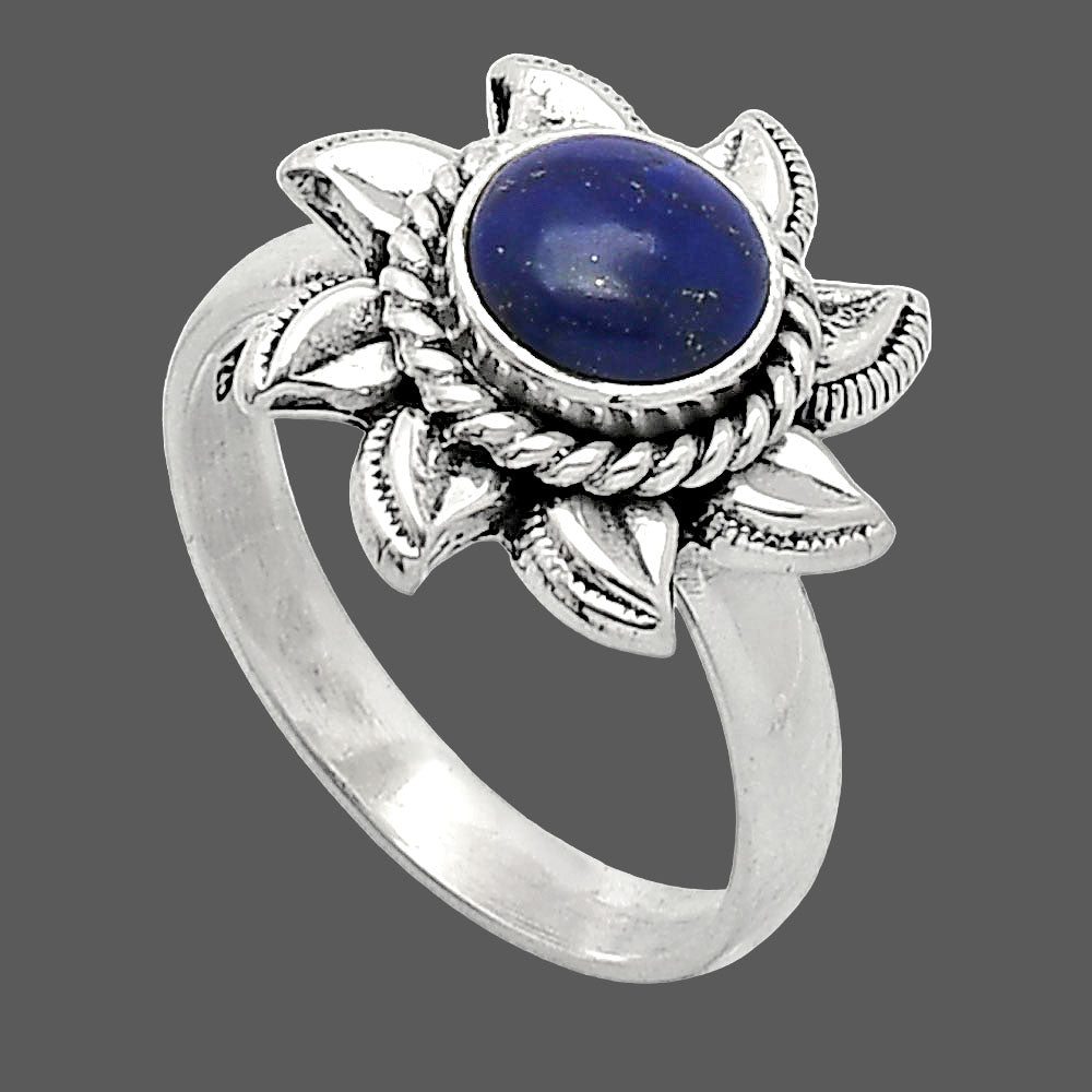 Sun - Lapis Lazuli - Afghanistan Ring size-7 R-1617 SDR238486