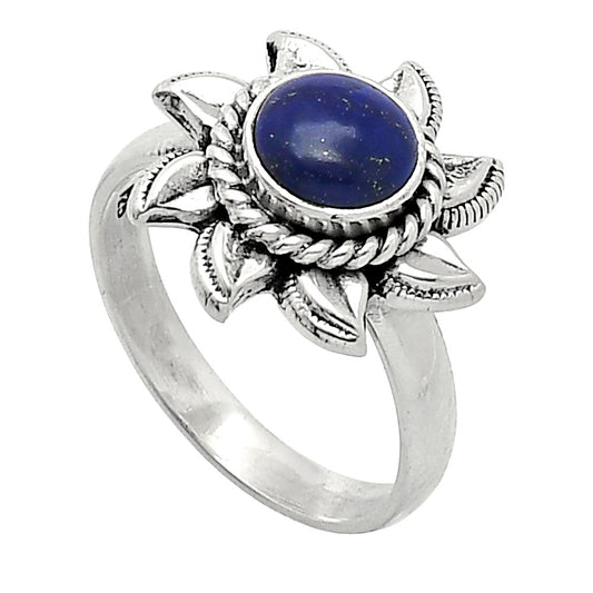 Sun - Lapis Lazuli - Afghanistan Ring size-7 R-1617 SDR238486