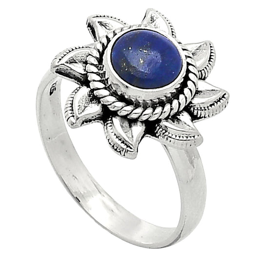 Sun - Lapis Lazuli - Afghanistan Ring size-8 R-1617 SDR238493