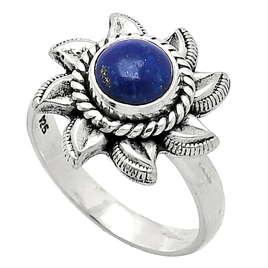 Sun - Lapis Lazuli - Afghanistan Ring size-7 R-1617 SDR238542