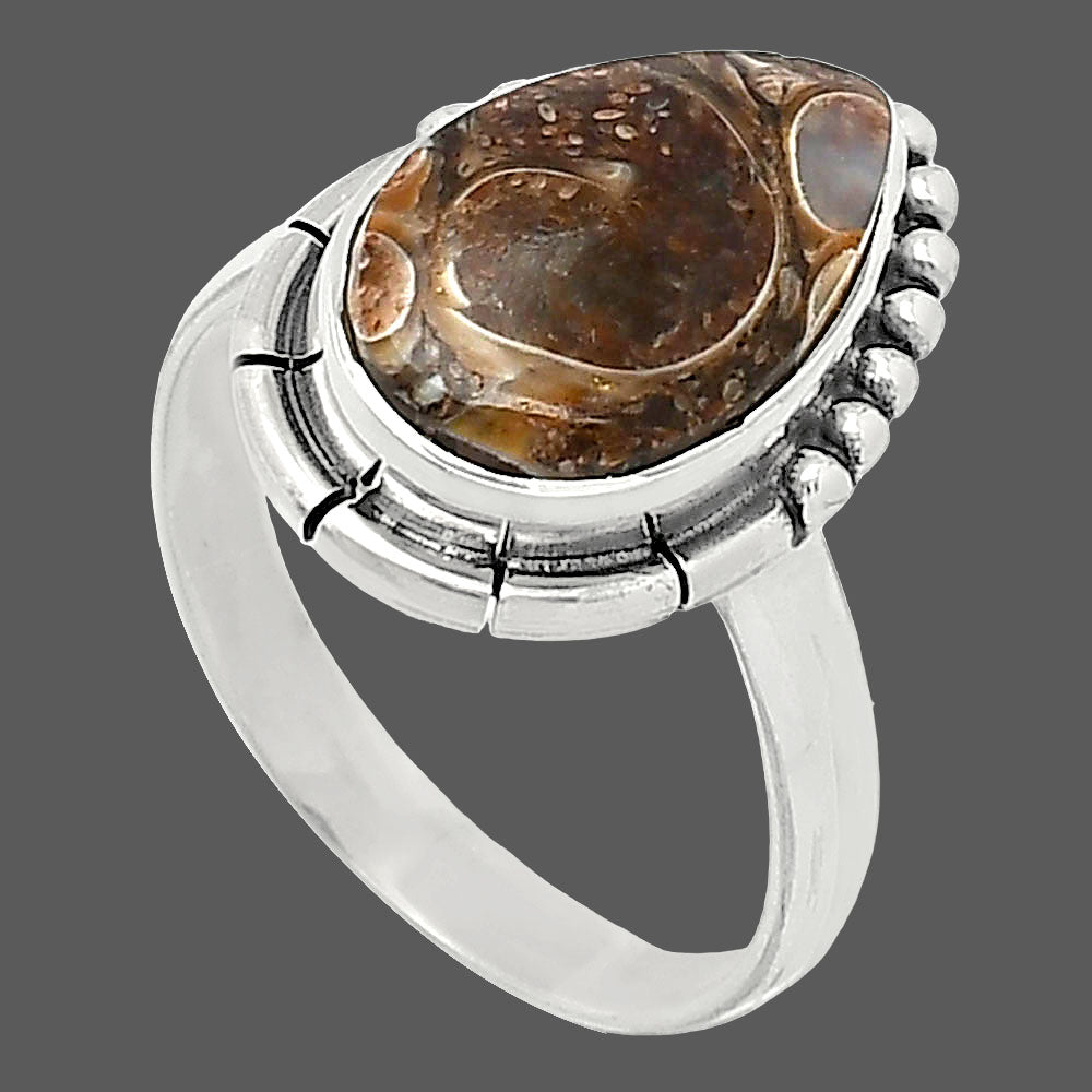 Natural Turtella Jasper - USA Ring size-8 R-1151 SDR239437