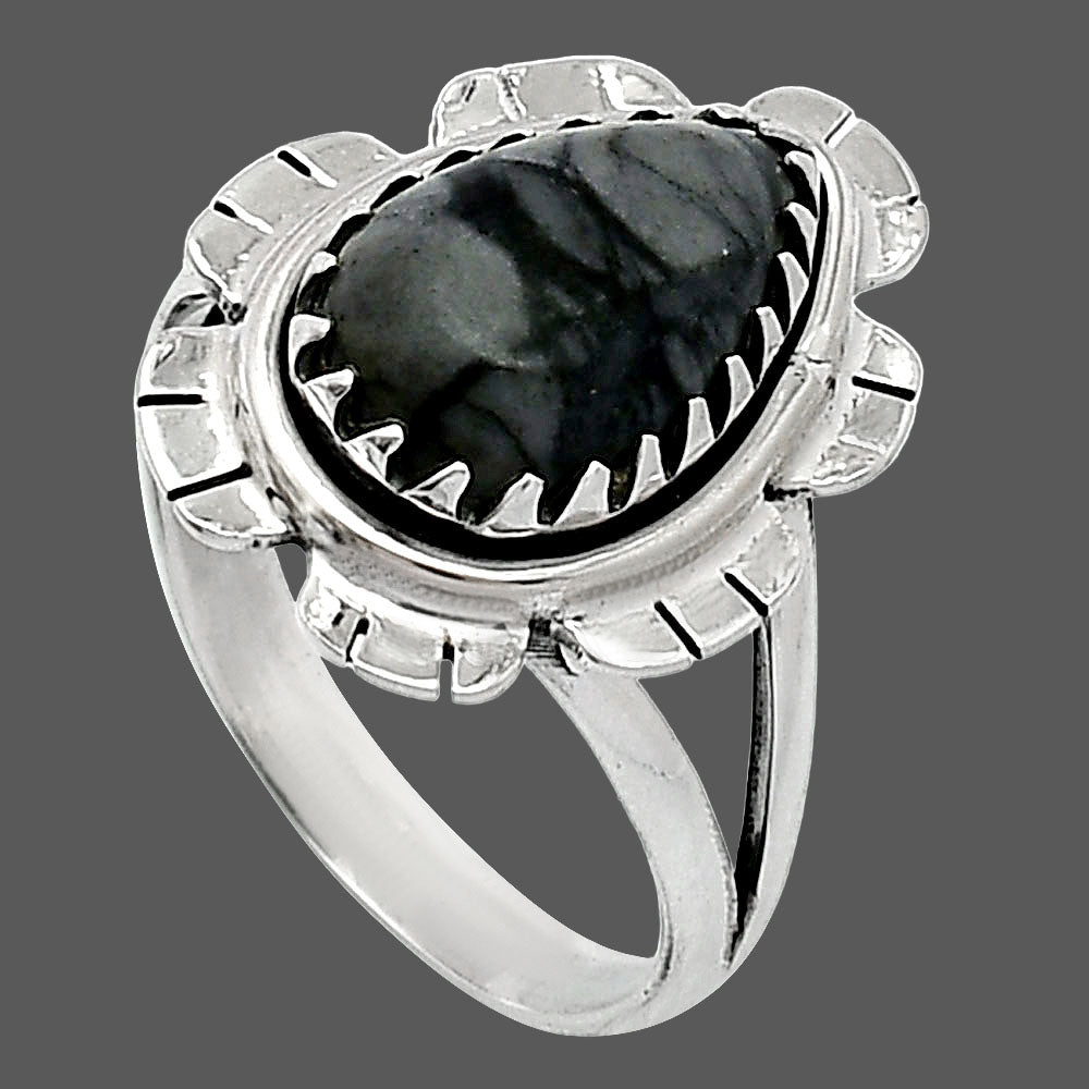 Natural Picasso Jasper Ring size-8 R-1341 SDR239647