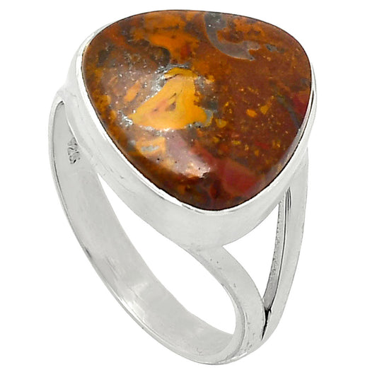 Natural Rare Cady Mountain Agate Ring size-9 R-1002 SDR240065