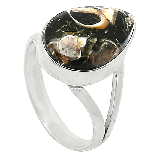 Natural Turtella Jasper - USA Ring size-8 R-1002 SDR240076
