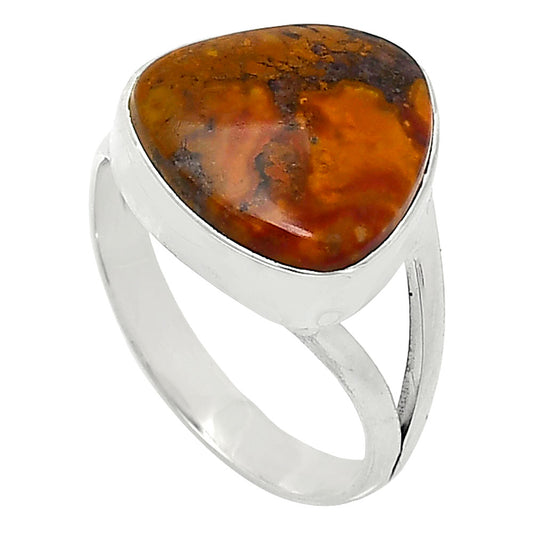 Natural Rare Cady Mountain Agate Ring size-7.5 R-1002 SDR240078