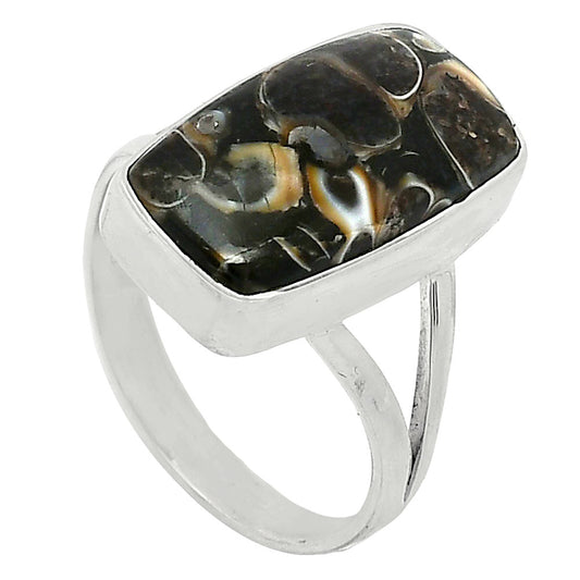 Natural Turtella Jasper - USA Ring size-9 R-1002 SDR240256