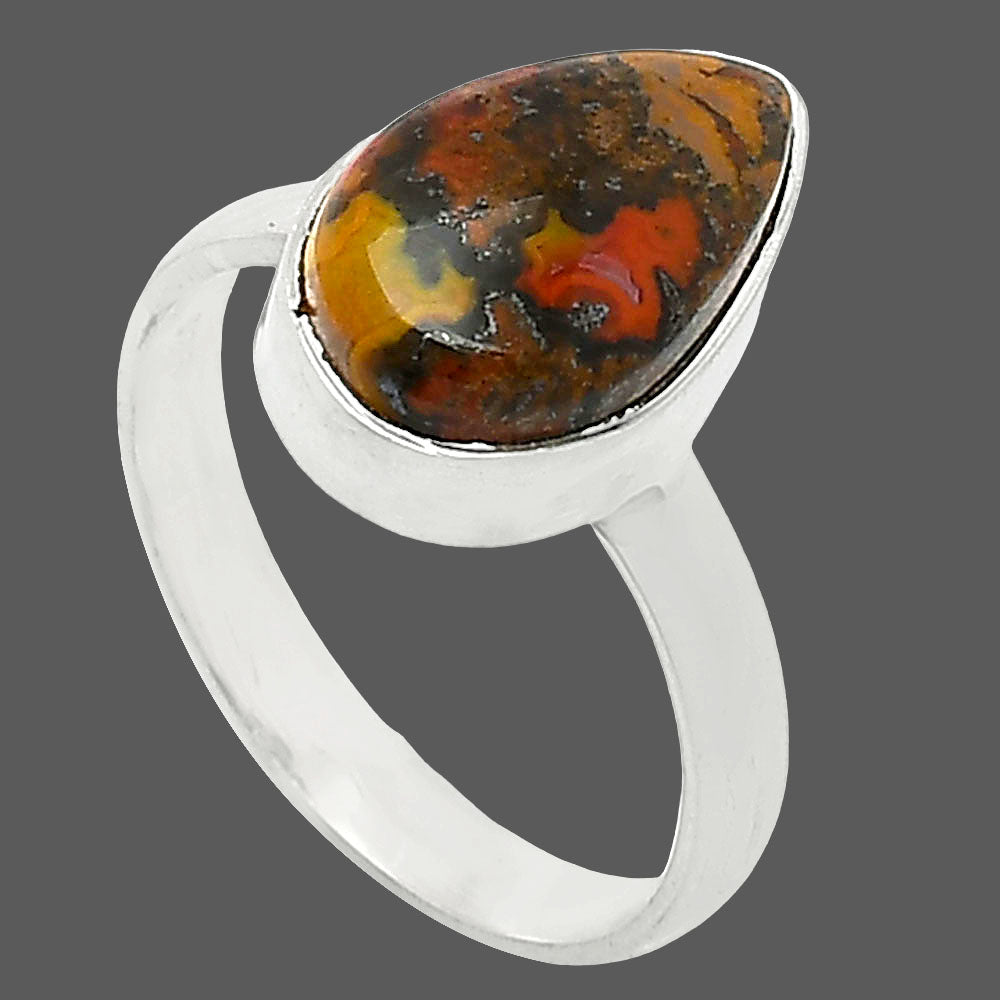 Natural Rare Cady Mountain Agate Ring size-7 R-1001 SDR240631