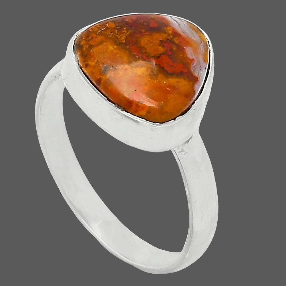 Natural Rare Cady Mountain Agate Ring size-9 R-1001 SDR240655