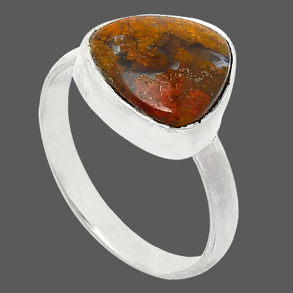 Natural Rare Cady Mountain Agate Ring size-9 R-1001 SDR240659