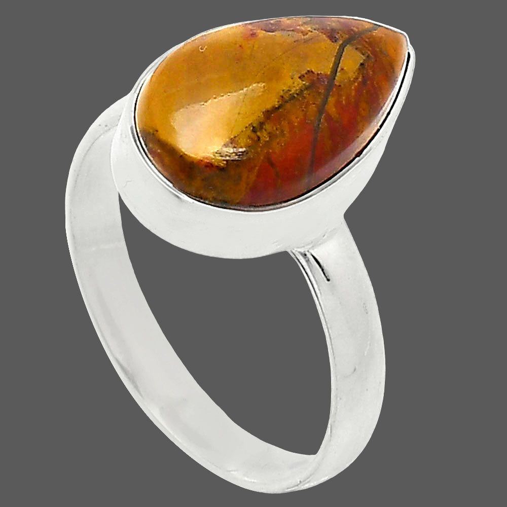 Natural Rare Cady Mountain Agate Ring size-8 R-1001 SDR240680