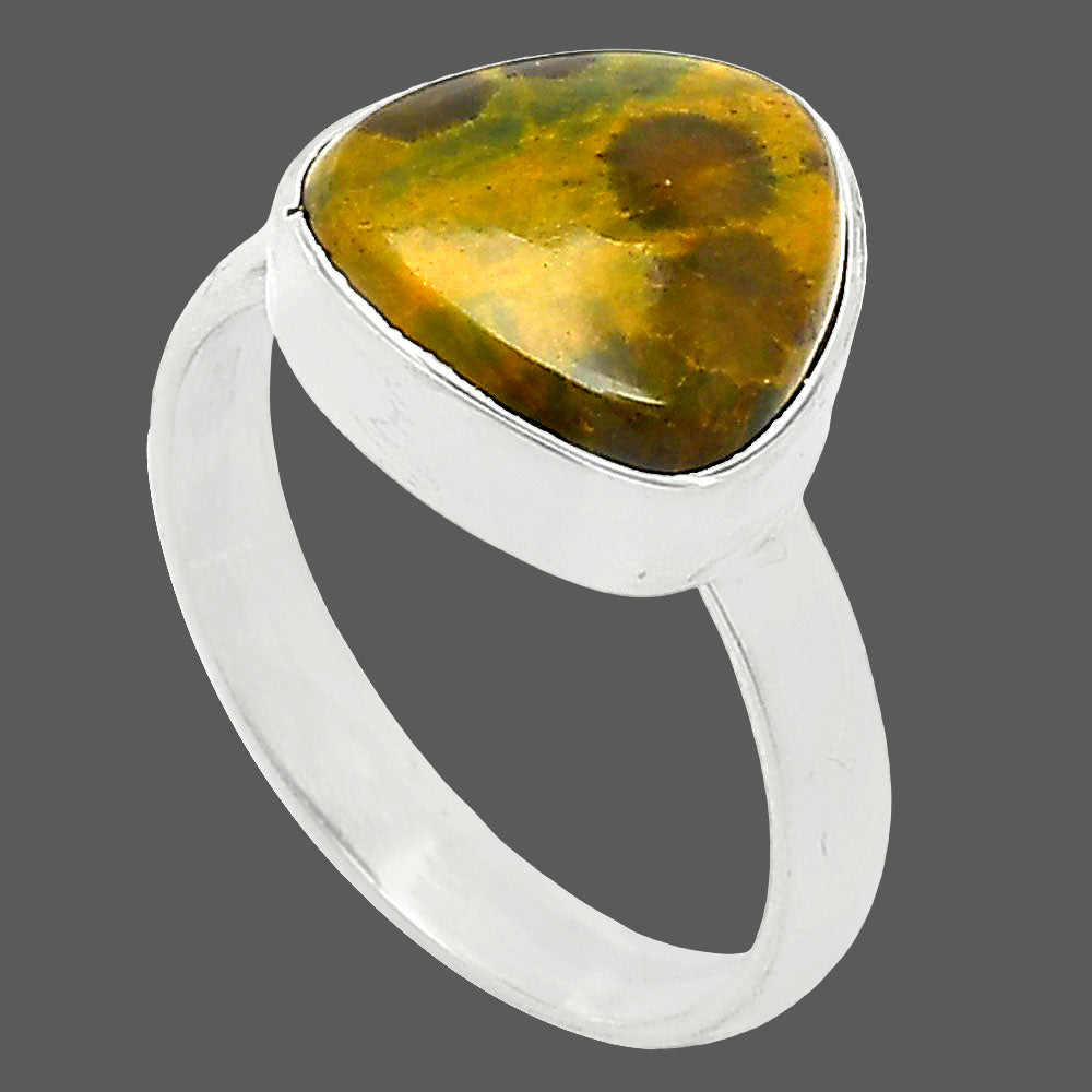 Natural Ocean Jasper - Madagascar Ring size-7.5 R-1001 SDR240695