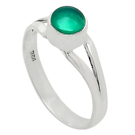 Natural Green Onyx Ring size-8 R-1505 SDR240870