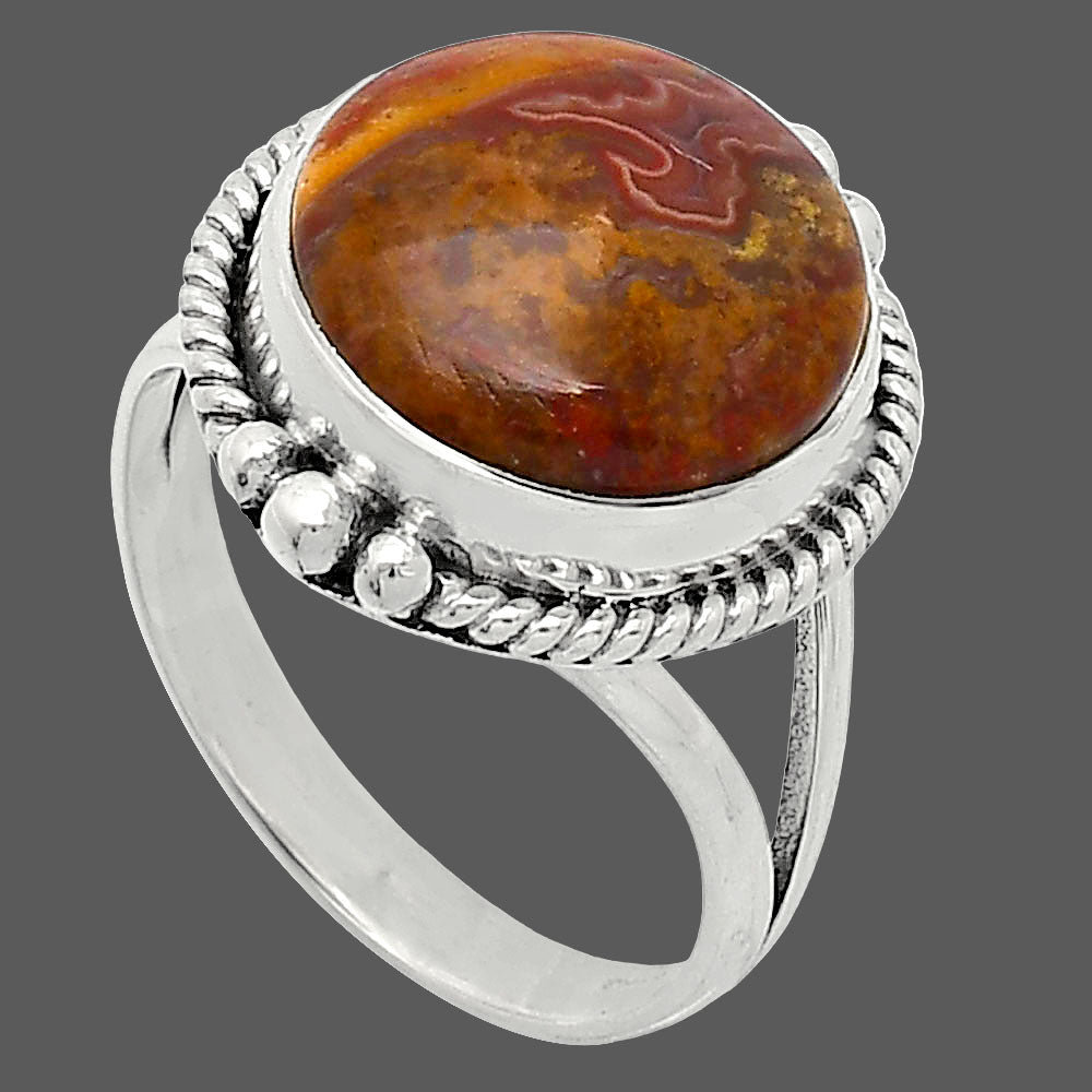 Natural Rare Cady Mountain Agate Ring size-8.5 R-1253 SDR241074