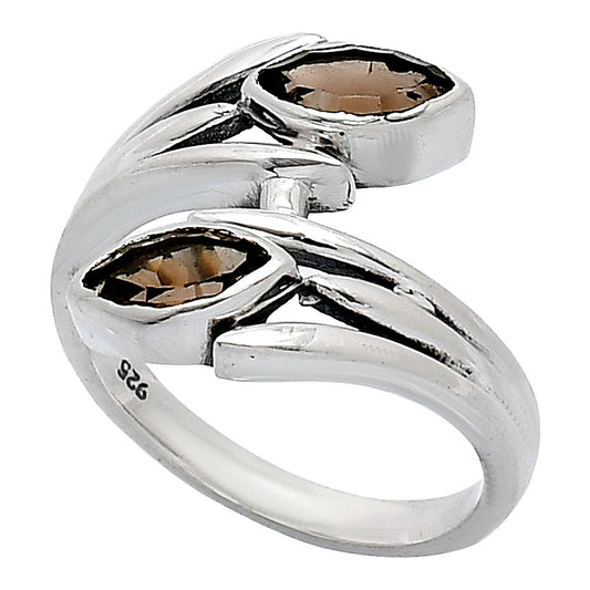 Natural Smoky Quartz - Brazil Ring size-7.5 R-1023 SDR241518