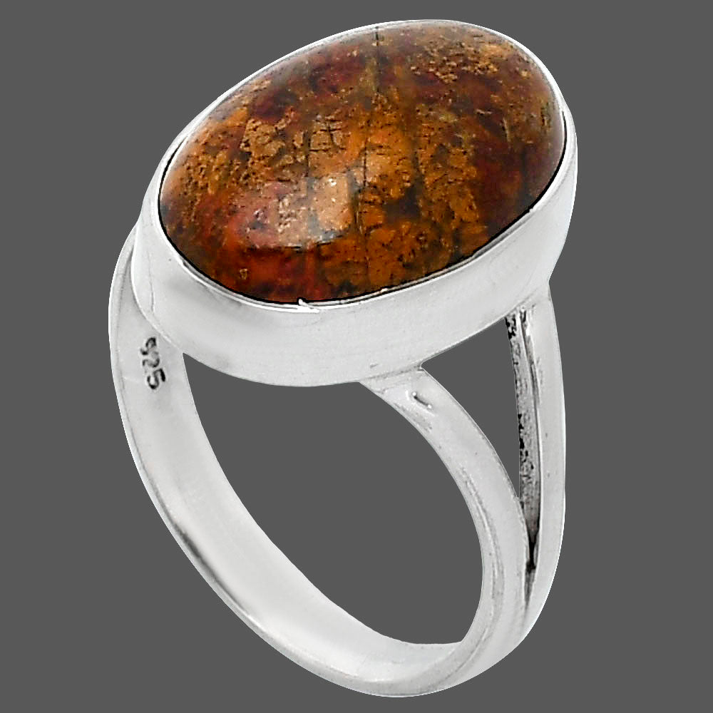 Natural Rare Cady Mountain Agate Ring size-8 R-1002 SDR241704