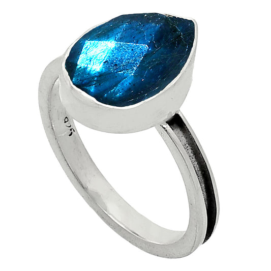 Natural Blue Labradorite Checker Ring size-8 R-1056 SDR241959