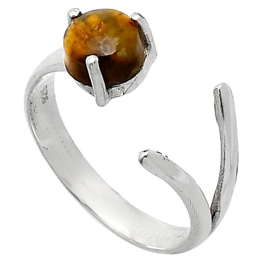 Adjustable - Natural Nellite Ring size-6.5 R-1176 SDR242225