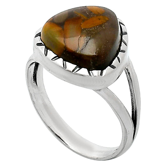 Natural Bamboo Jasper Ring size-7 R-1074 SDR242361