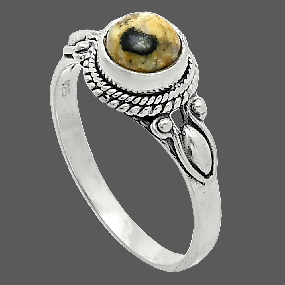 Natural Sesame Jasper Ring size-8 R-1345 SDR242540