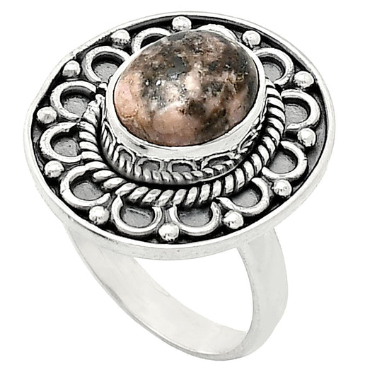 Natural Leopard Skin Jasper Ring size-6 R-1256 SDR243090