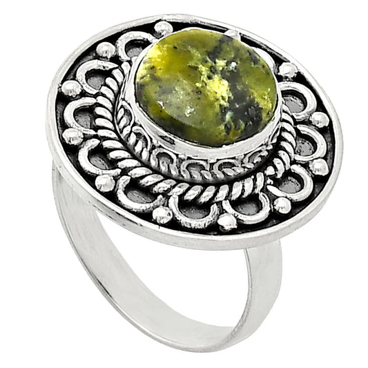 Natural Serpentine Ring size-6 R-1256 SDR243106