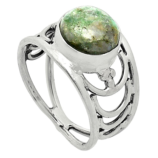 Natural Utah Variscite Ring size-8.5 R-1379 SDR243218