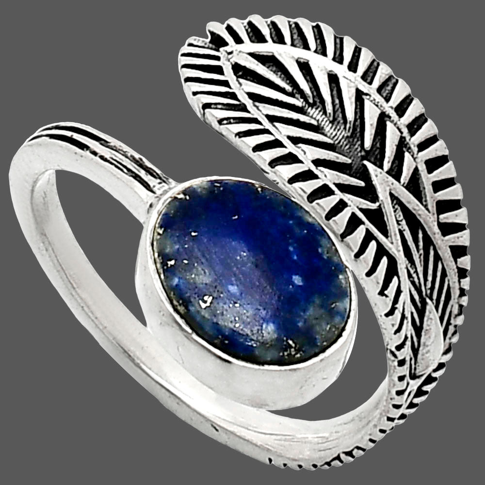 Adjustable - Natural Lapis Lazuli Ring size-7.5 R-1116 SDR243836