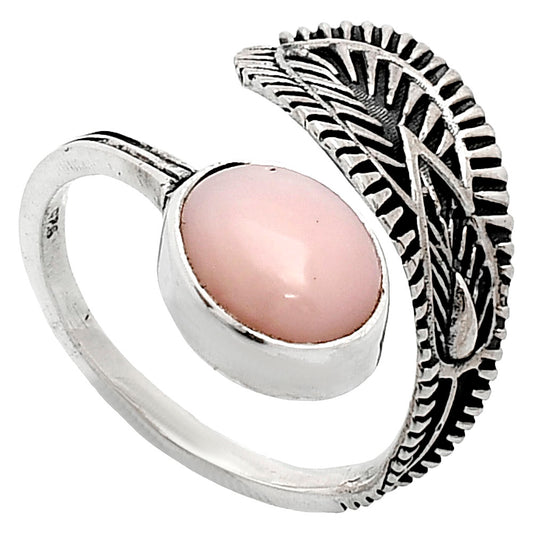 Adjustable - Pink Opal - Australia Ring size-7.5 R-1116 SDR243848