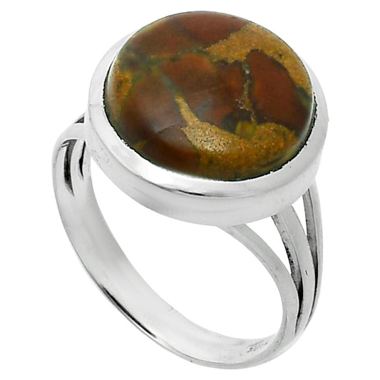 Natural Bamboo Jasper Ring size-8 R-1006 SDR244007