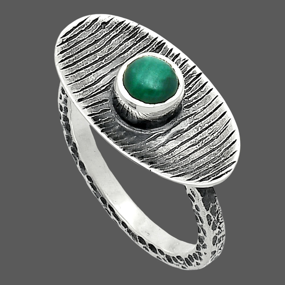 Natural Malachite Eye - Congo Ring size-7.5 R-1573 SDR244197