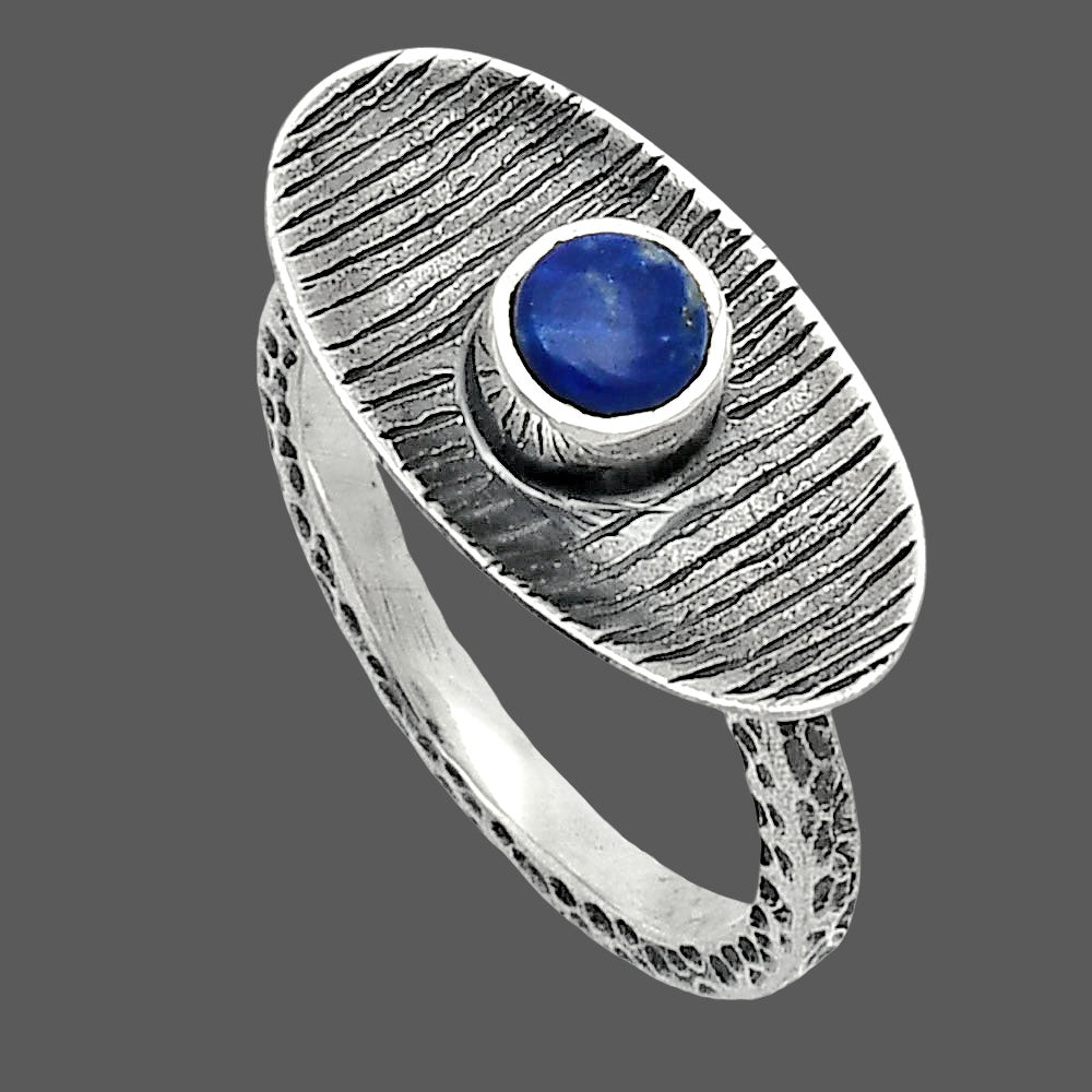 Natural Lapis Lazuli - Afghanistan Ring size-7.5 R-1573 SDR244221
