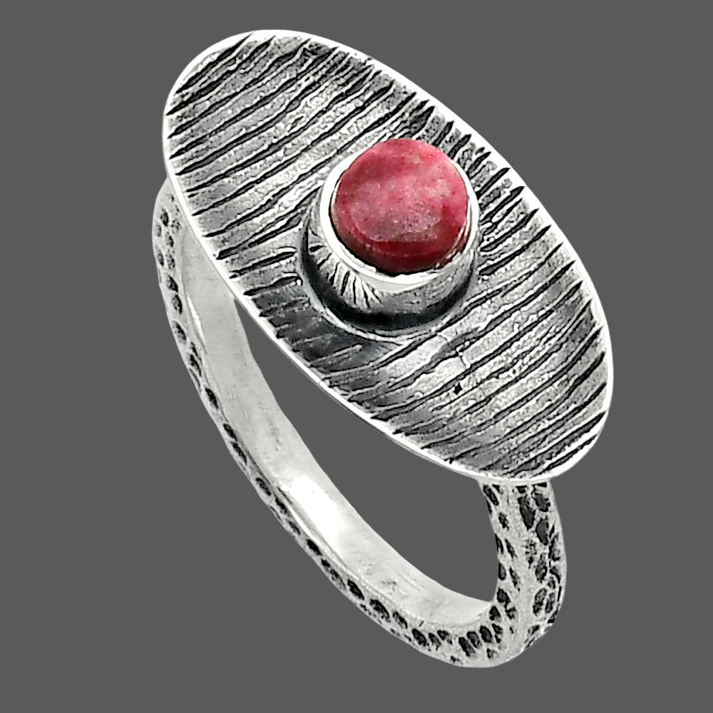 Natural Pink Thulite - Norway Ring size-7 R-1573 SDR244227