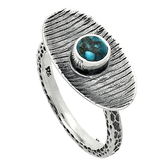Lucky Charm Tibetan Turquoise Ring size-7.5 R-1573 SDR244255