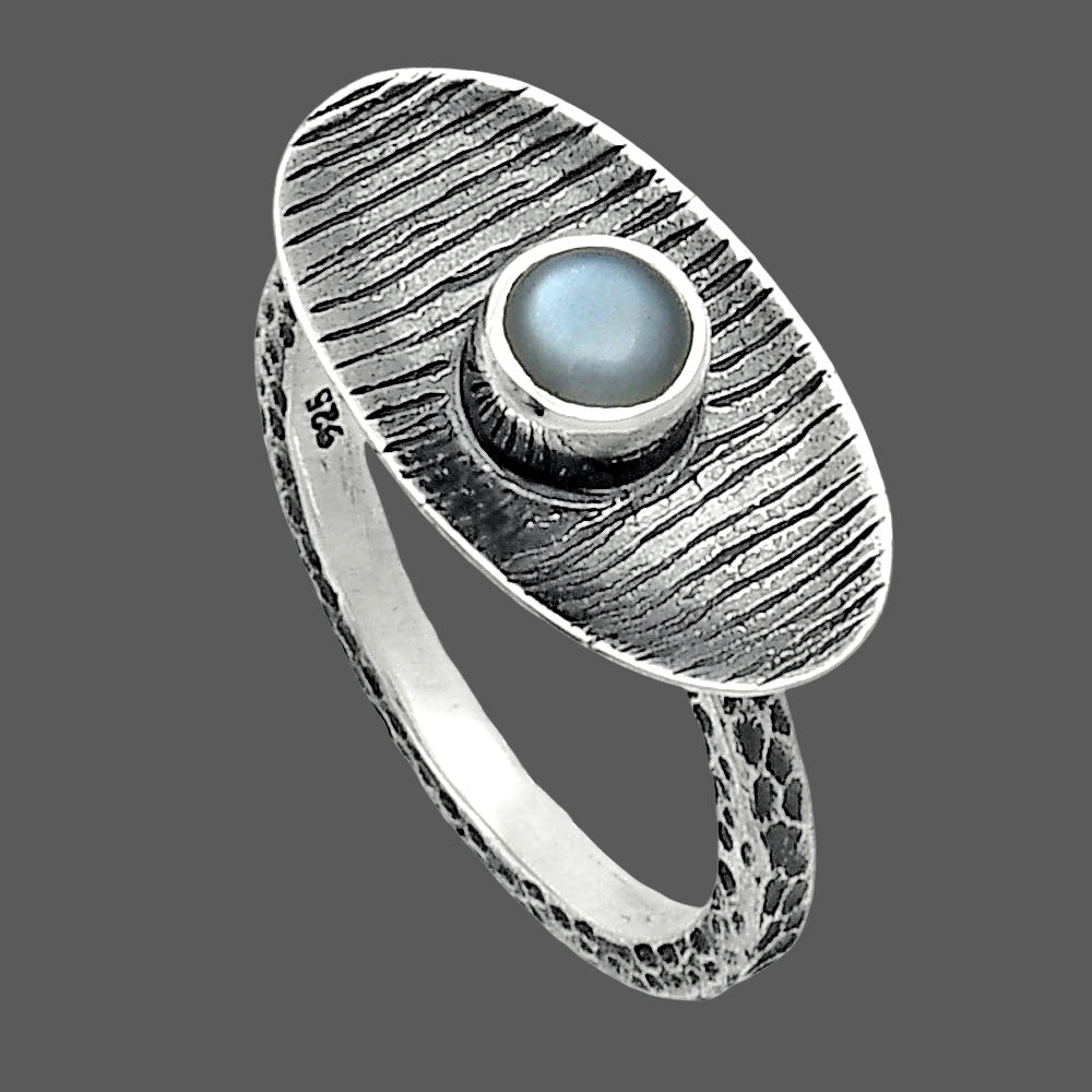 Natural Gray Moonstone Ring size-8.5 R-1573 SDR244260