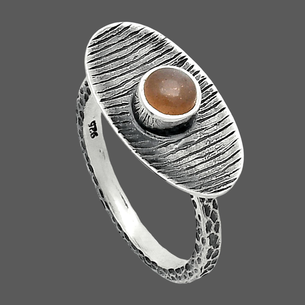 Natural Sunstone - Namibia Ring size-8.5 R-1573 SDR244262