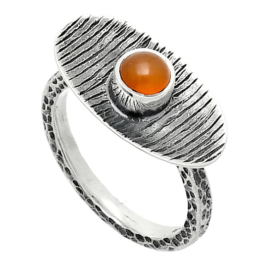 Natural Carnelian Ring size-7.5 R-1573 SDR244266