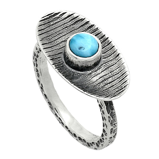 Larimar (Dominican Republic) Ring size-7.5 R-1573 SDR244269