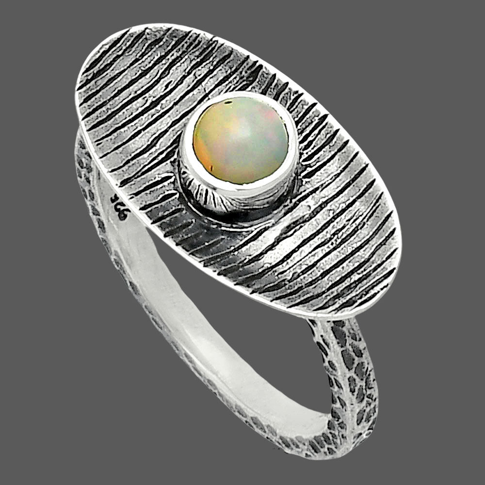 Natural Ethiopian Opal Ring size-8.5 R-1573 SDR244276