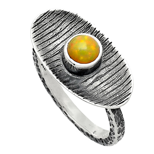 Natural Ethiopian Opal Ring size-7 R-1573 SDR244282