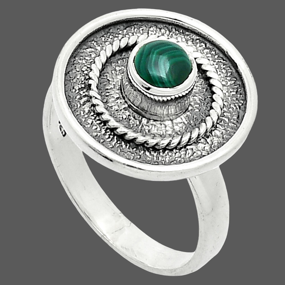 Natural Malachite Eye - Congo Ring size-8 R-1439 SDR244301