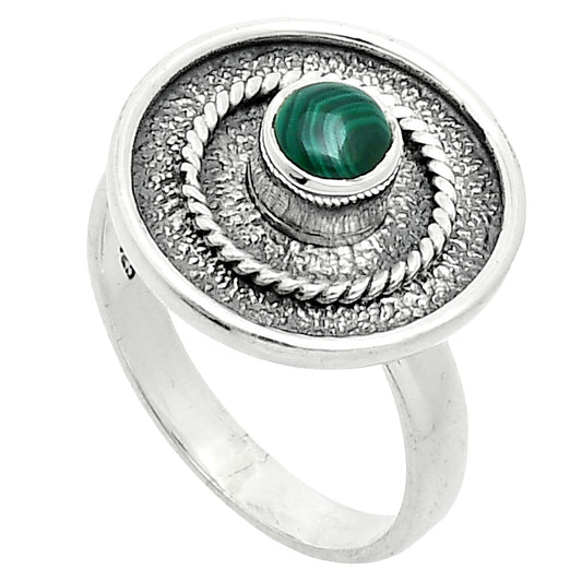 Natural Malachite Eye - Congo Ring size-8 R-1439 SDR244301