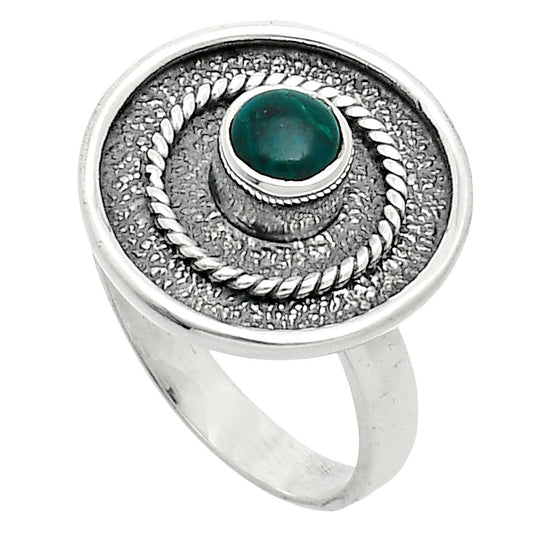 Natural Azurite Chrysocolla Ring size-7 R-1439 SDR244303
